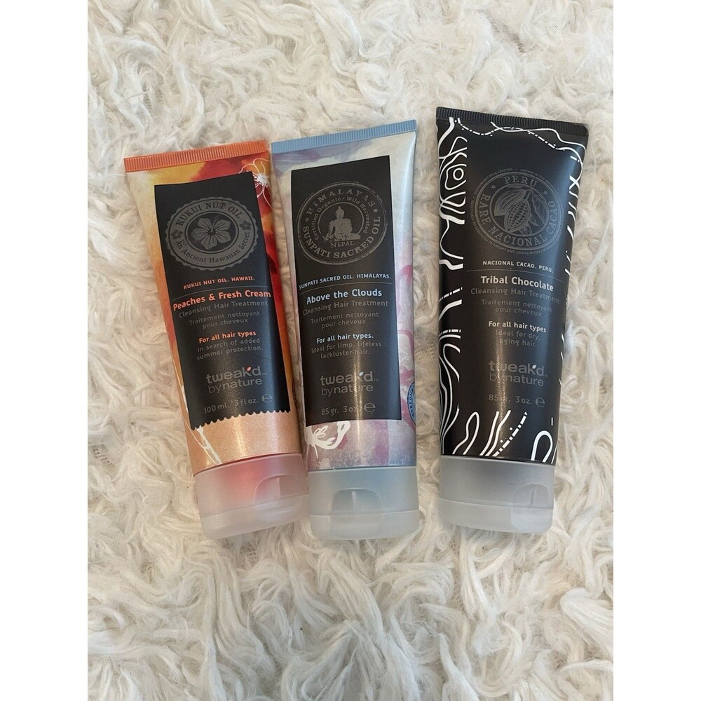 3- NEW Tweak’d by Nature  Cleansing Hair Treatment 3oz
